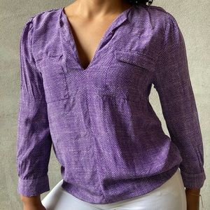 SOLD🔅Purple silk blouse by JOIE